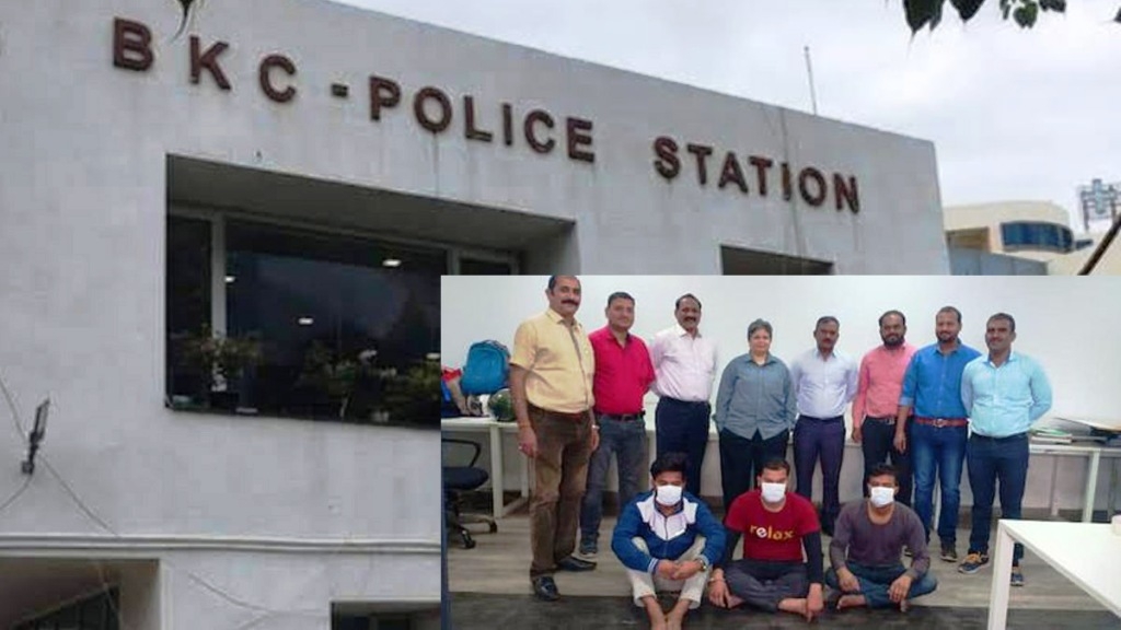A trio arrested in connection with cyber crime by Mumbai Police.(Photo credit: Mumbai Police).