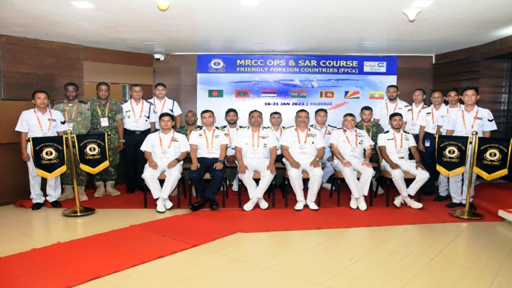 The officers attending the SARS Op course at MRCC. (Photo credit: ICG).