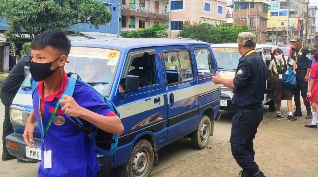 As parents remain reluctant to send their children to school, the once-packed school vans now arrive with just one or two students during these unprecedented times.
