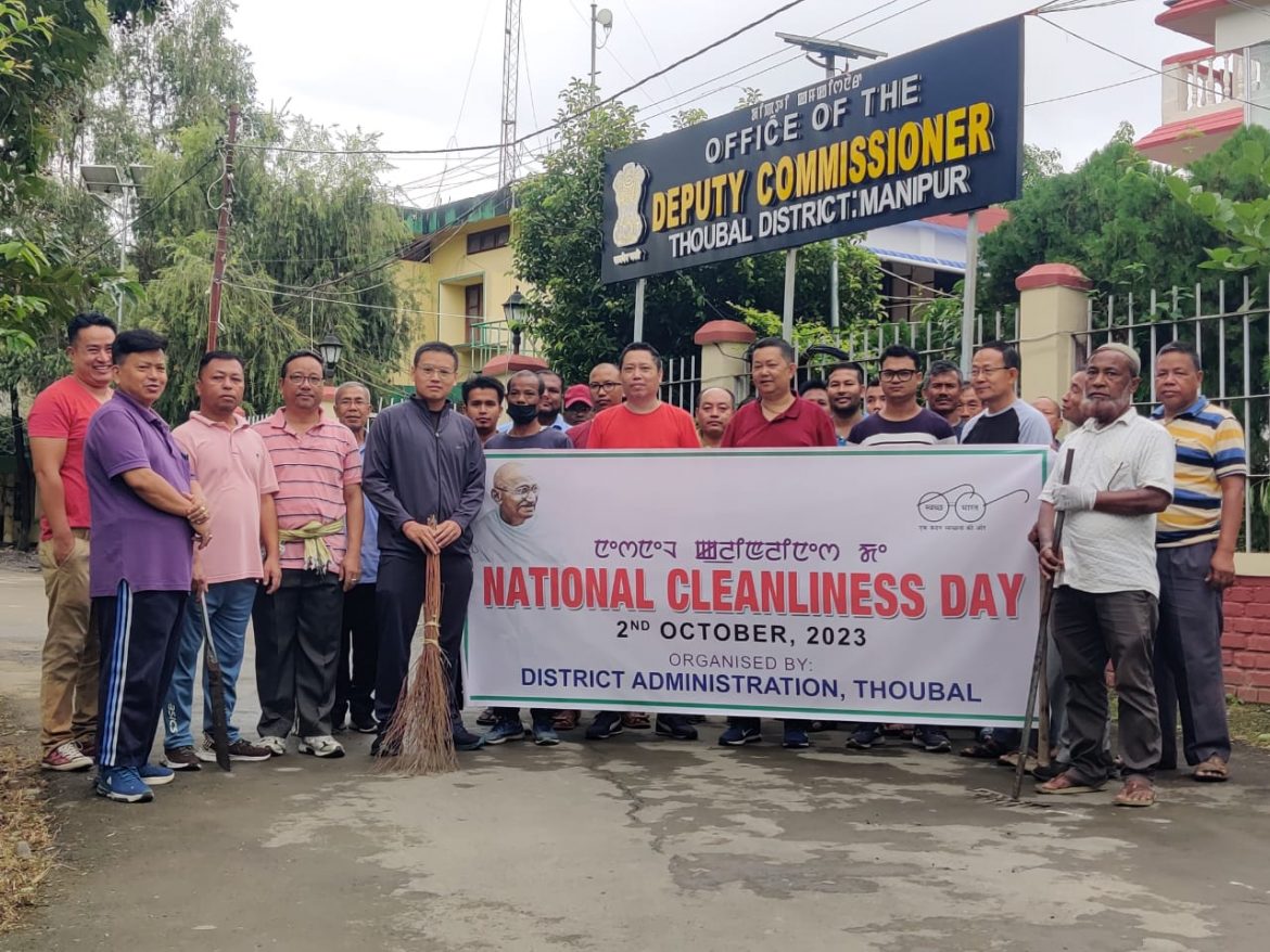 Natl. Cleanliness Day observed at Thoubal, Chandel, Kangpokpi
