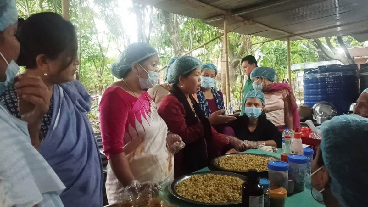 ICAR Manipur Center provides food processing and mushroom cultivation training prog to inmates at relief camp