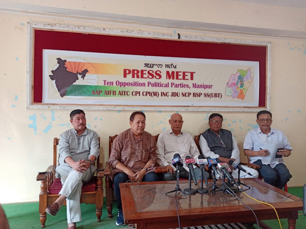 Peace will return in the state only when BJP is not in power – Nimaichand Luwang