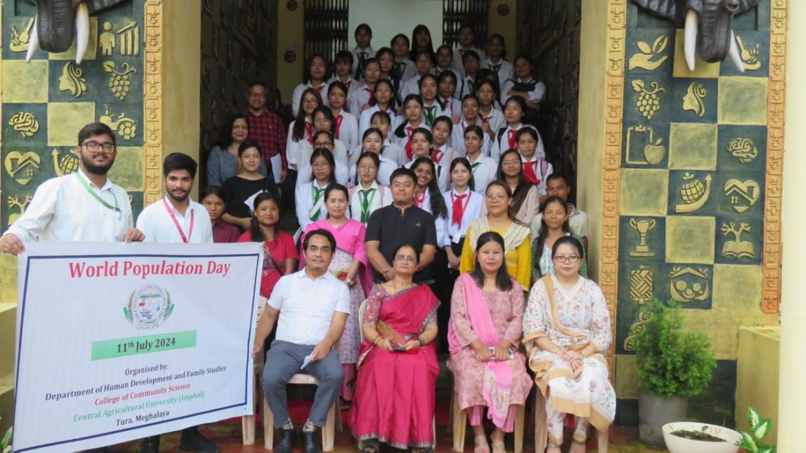 CAU Imphal observes World Population Day