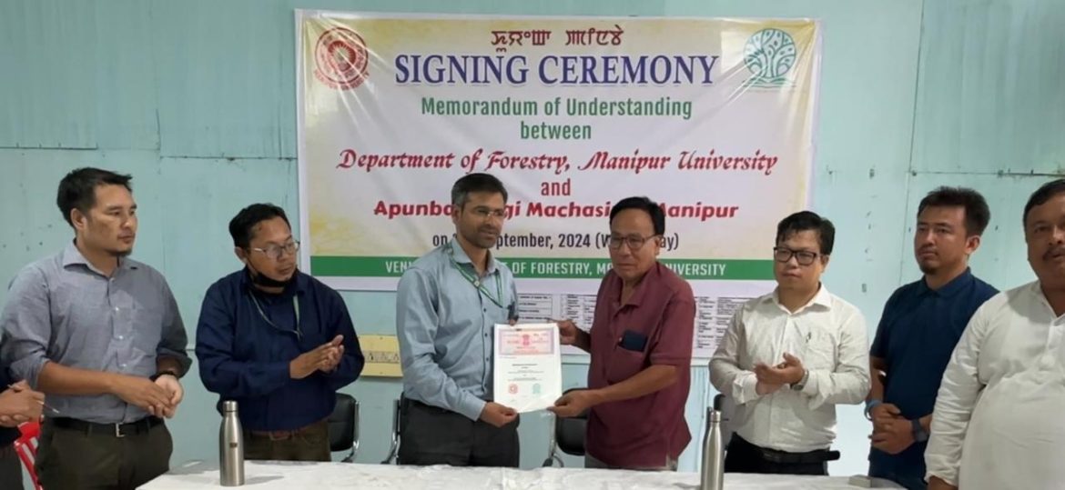 MoU signed to promote Cane and Bamboo initiatives in Manipur