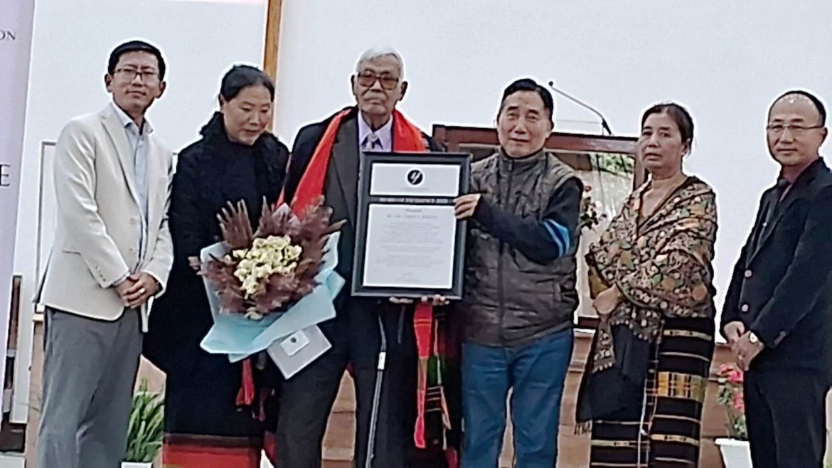 First AC Kanmi Award of Excellence 2024 bestowed on Rev. Dr. Tuisem A. Shishak for Lifetime Contributions to Education and Faith
