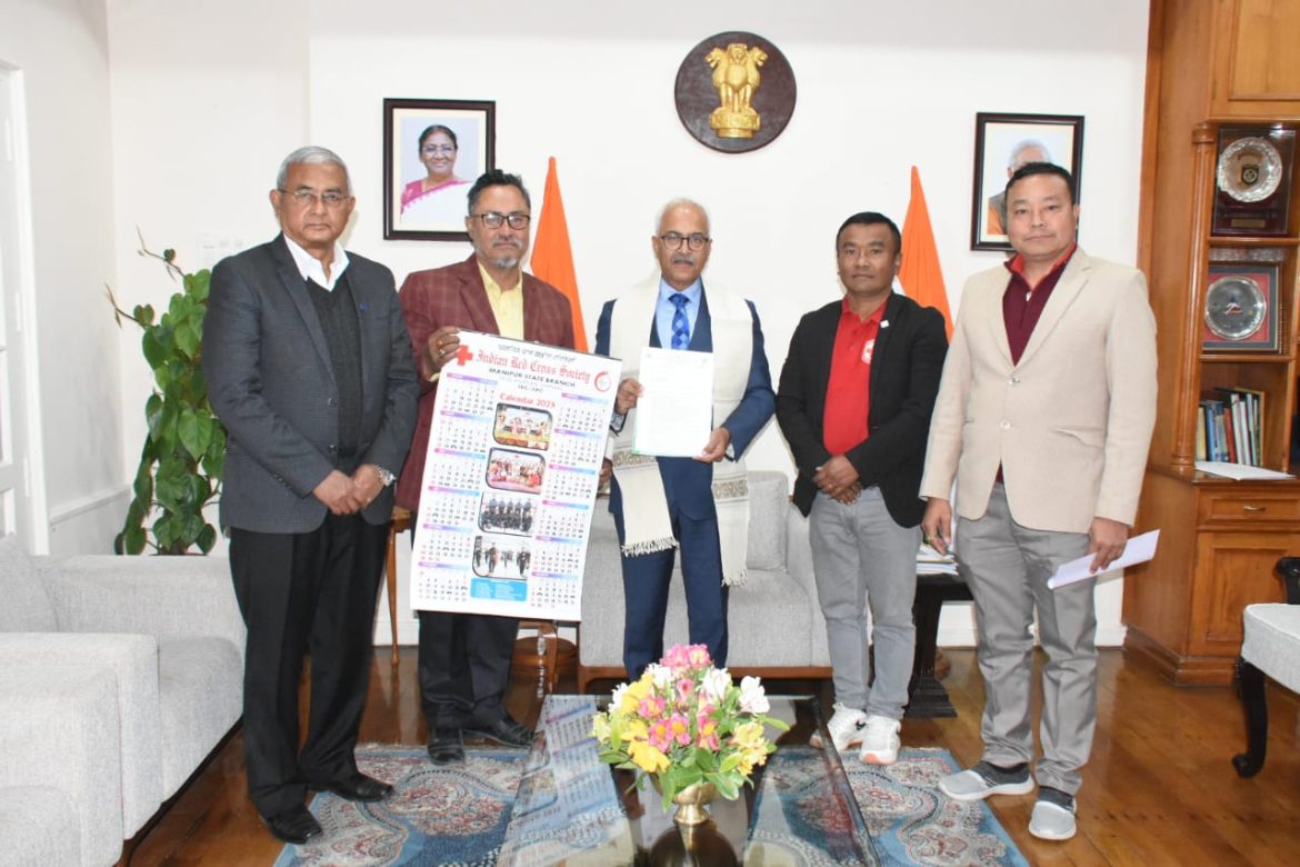 IRCS Manipur call on Governor Ajay Bhalla